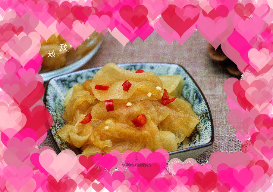 Nourishing pickled radish