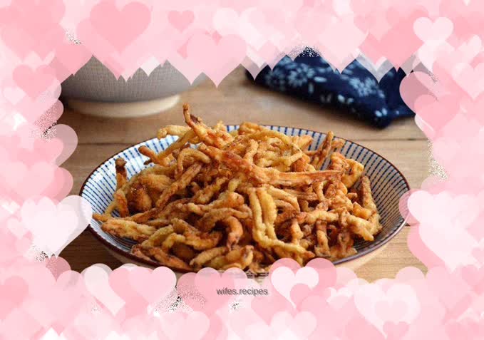 Dry Fried King Oyster Mushroom