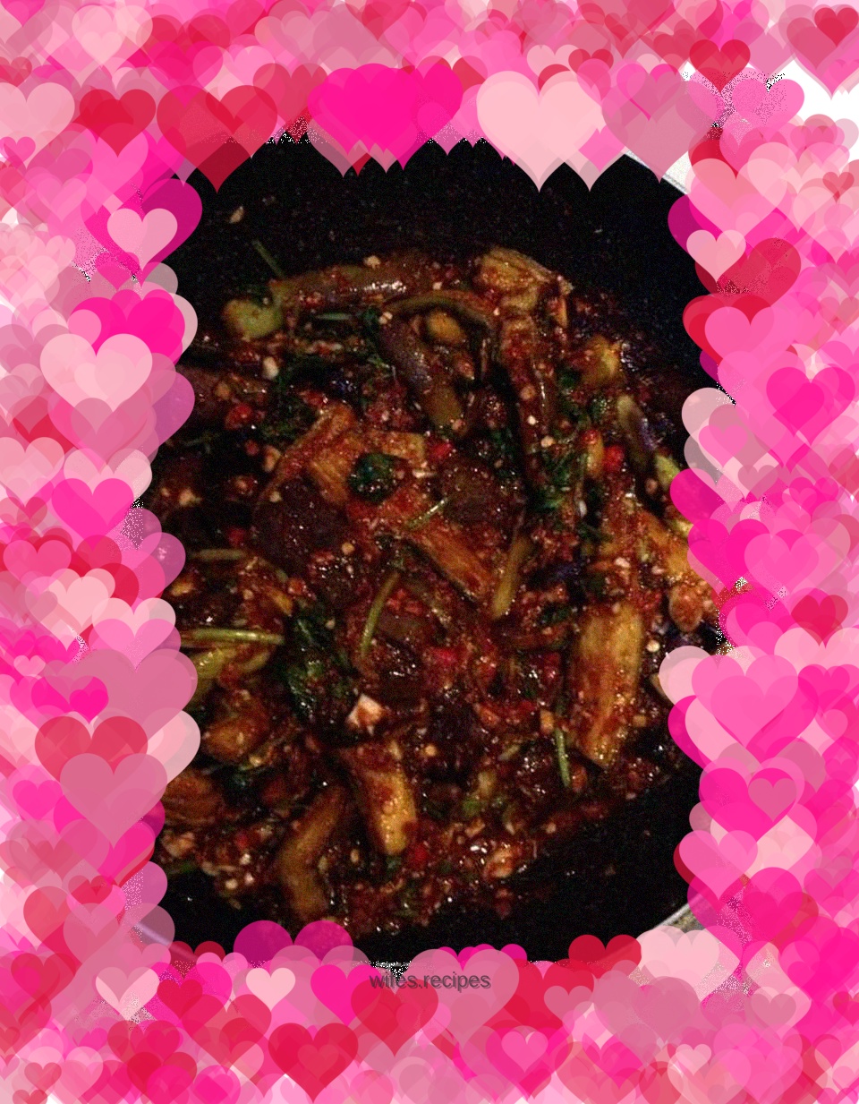 Colorful purples and reds