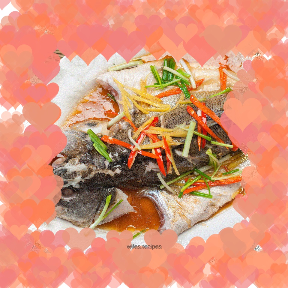 Steamed seabass