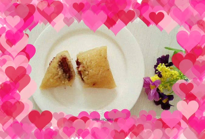 Bean paste rice dumplings (bean paste recipe)