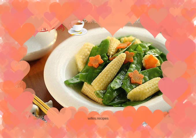 【Hubei】Stir-fried snow peas and corn shoots
