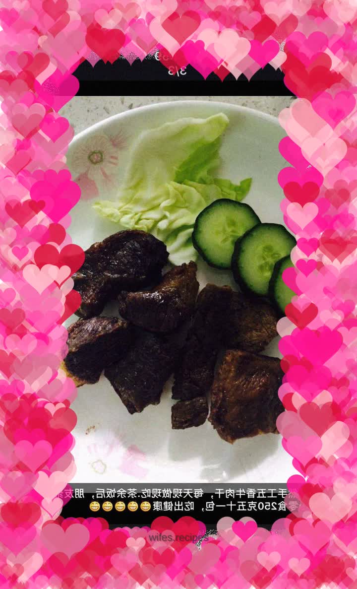 Hand dried beef