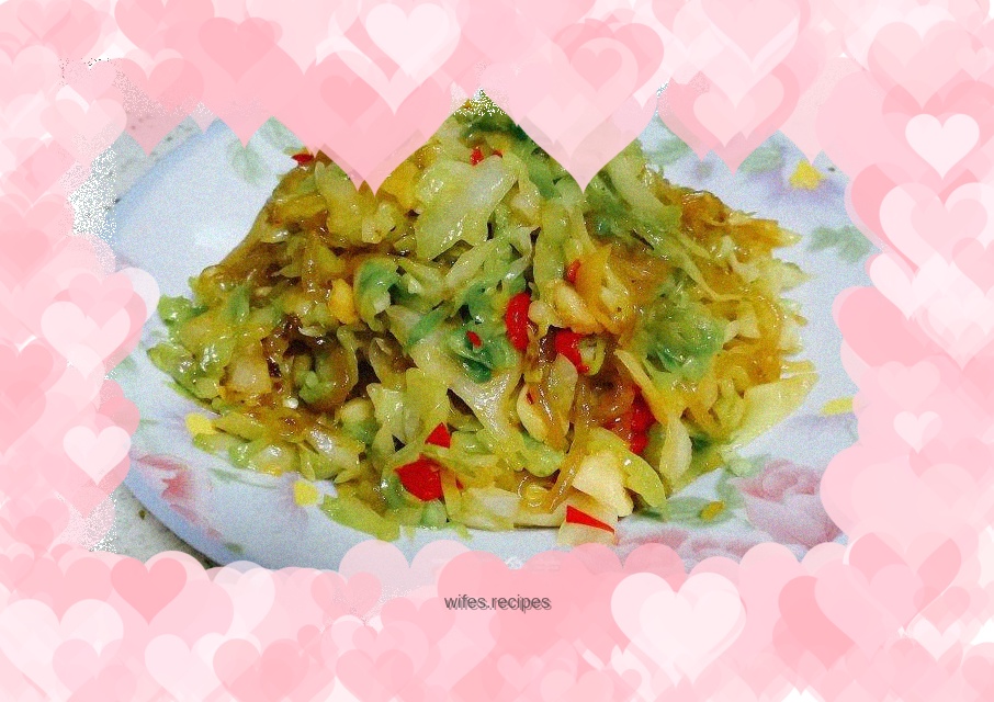 Stir-fried cabbage with vermicelli