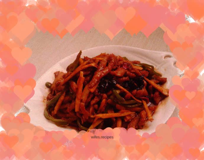 Fish-flavored shredded pork