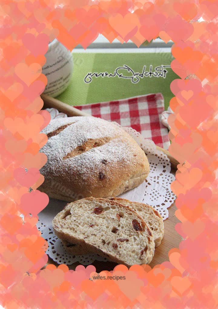 【Country Cranberry Bread】——European buns can also be soft and soft
