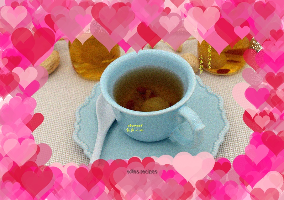 Warm your stomach in winter with longan, wolfberry and ginger tea