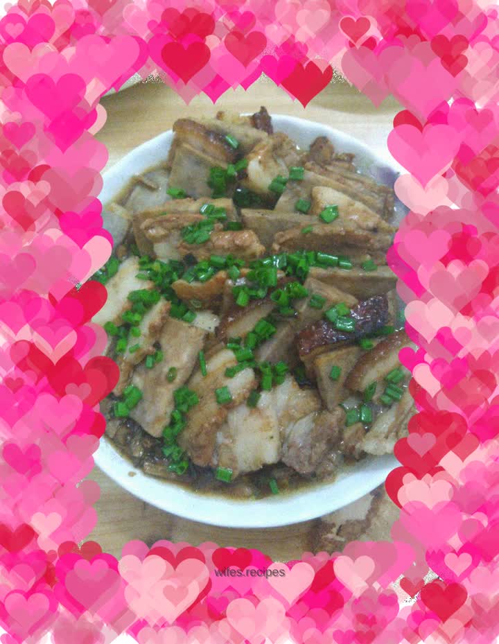 Simple version of braised pork with pickled vegetables