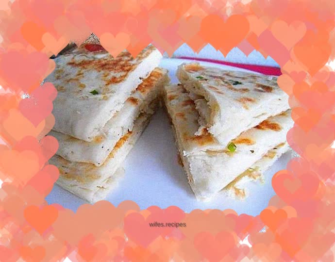 Scallion oil dough pancake