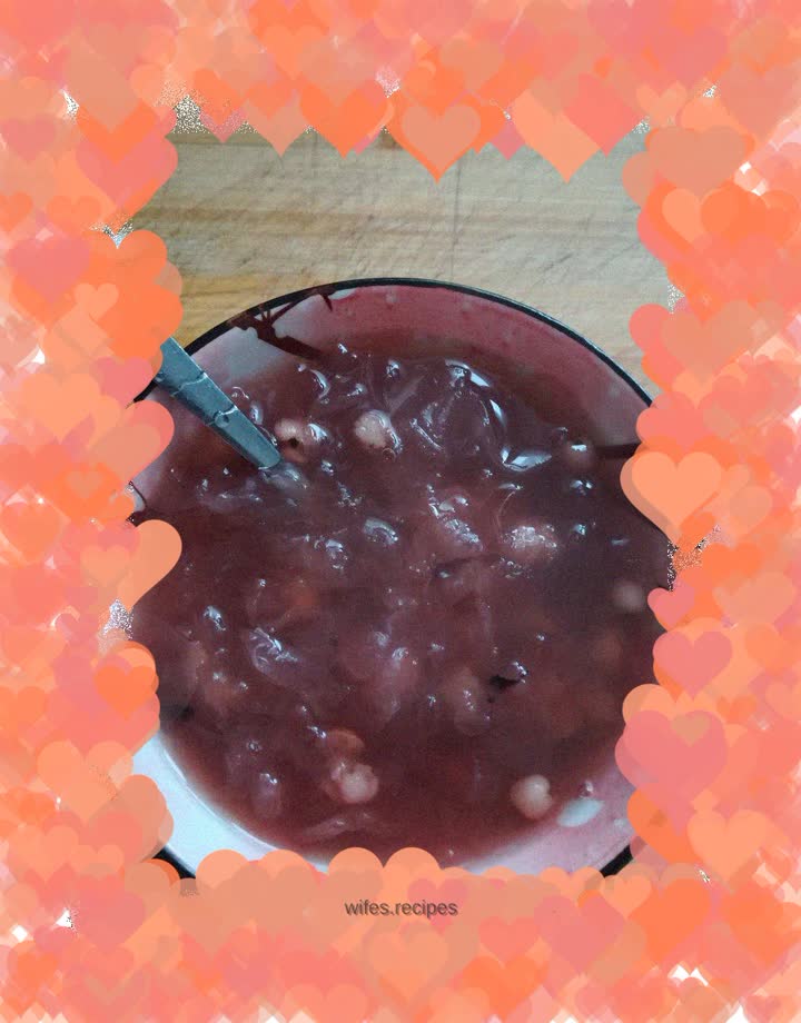 Tremella fungus and Italian rice porridge