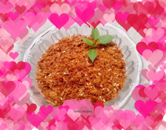 Made for my daughter——"Five-Spice Pork Floss"