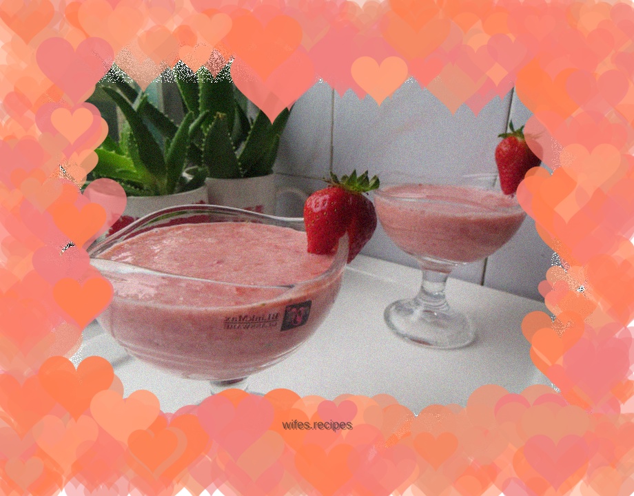 【Strawberry Honey Milkshake】