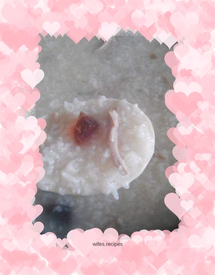 Preserved egg and lean meat porridge