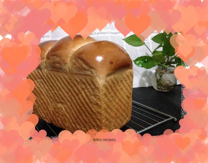 Chinese caramel cream sauce toast