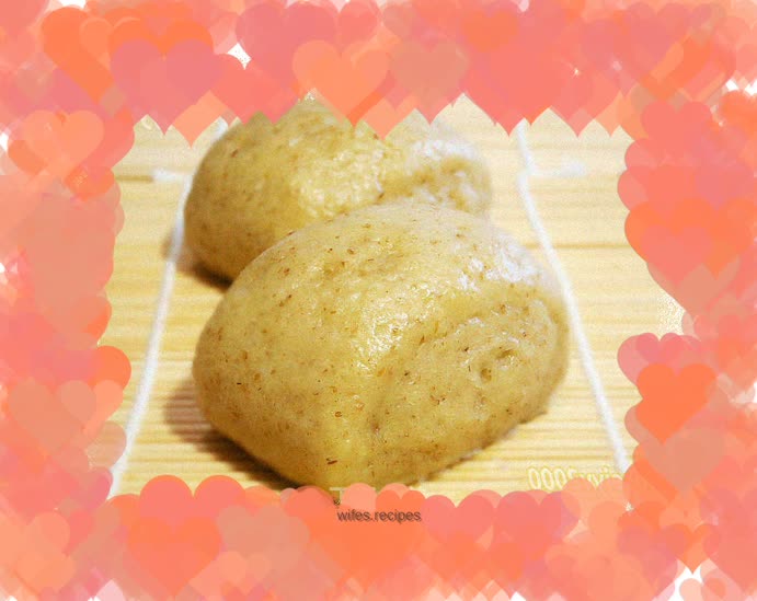 Bread machine version of germ steamed buns