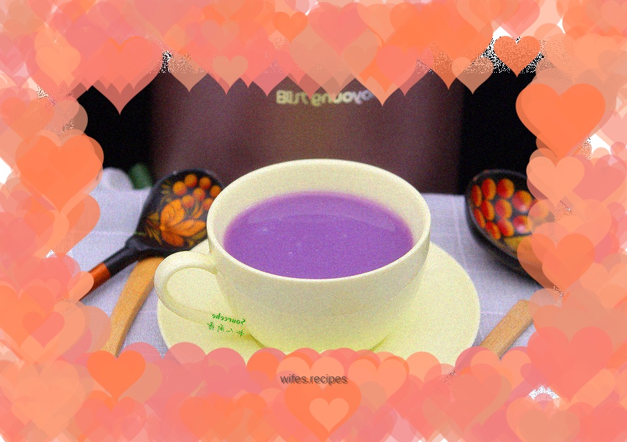 Purple sweet potato rice cereal