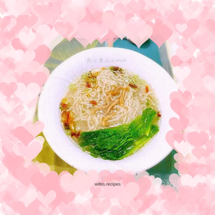 Shredded Pork Noodles in Chicken Soup