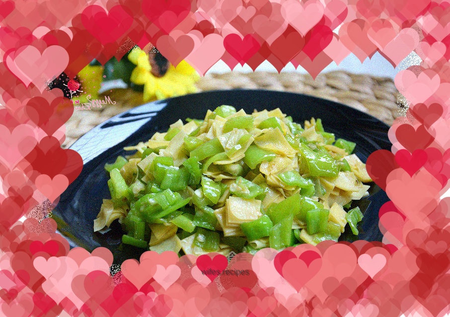 Vegetarian Fried Pepper Tofu Skin