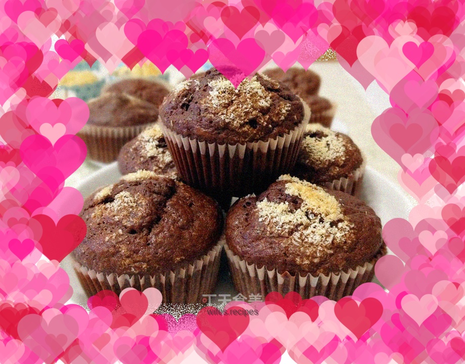 The gorgeous transformation after failure----Banana Chocolate Muffin