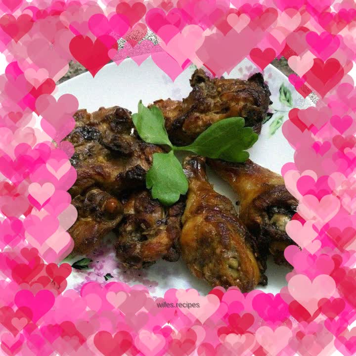 Spicy grilled chicken legs