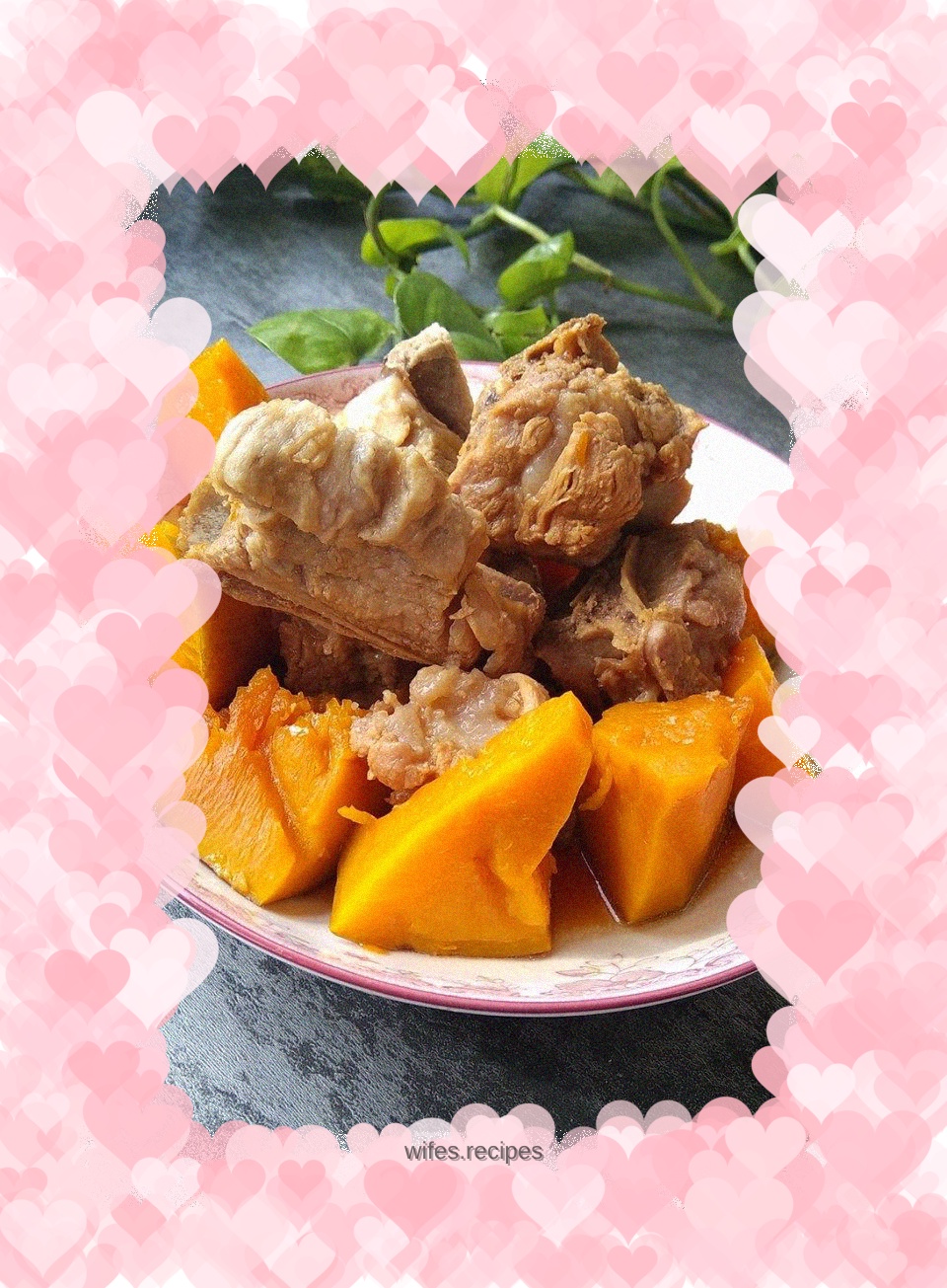 Pumpkin Braised Pork Ribs