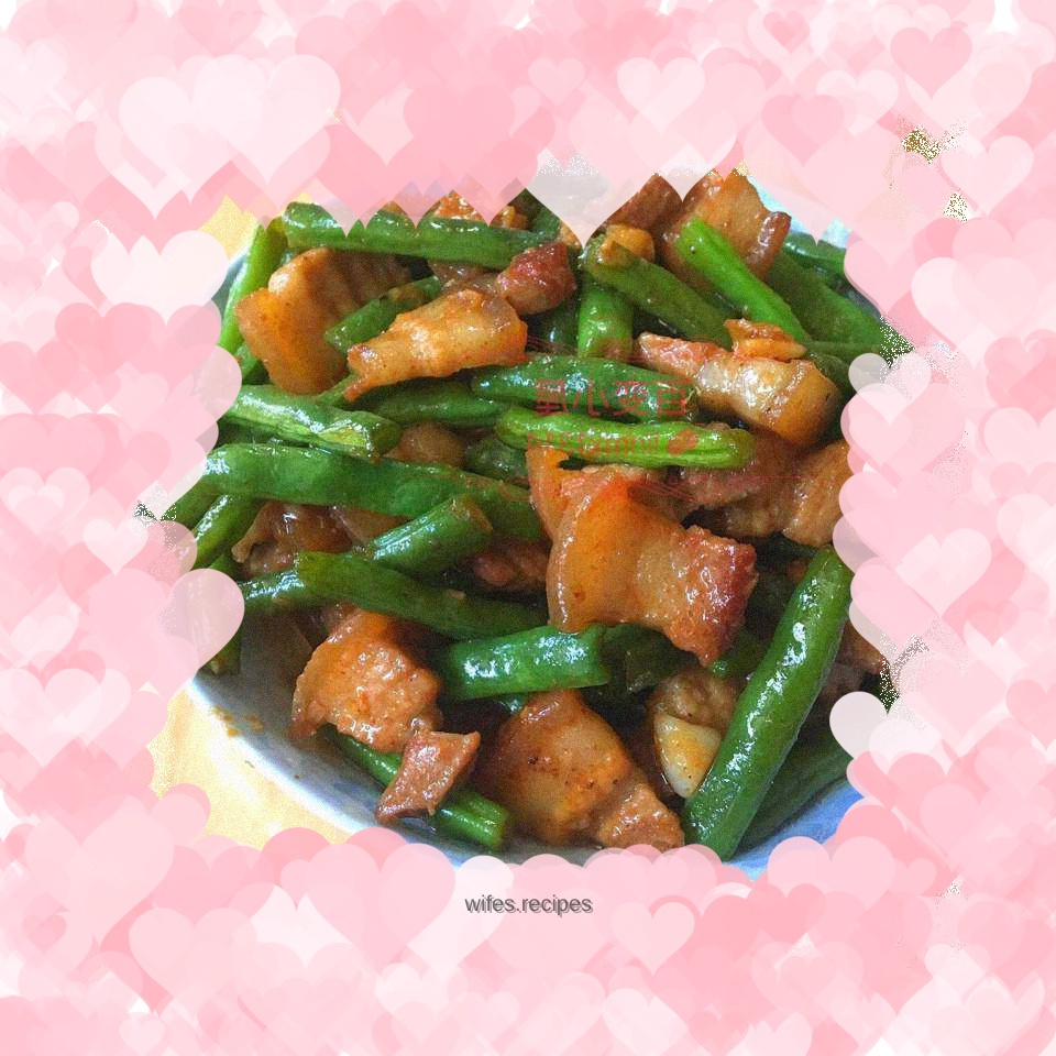 Braised Belly with Inch Beans