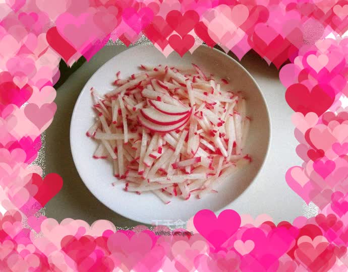 Sweet and sour red radish