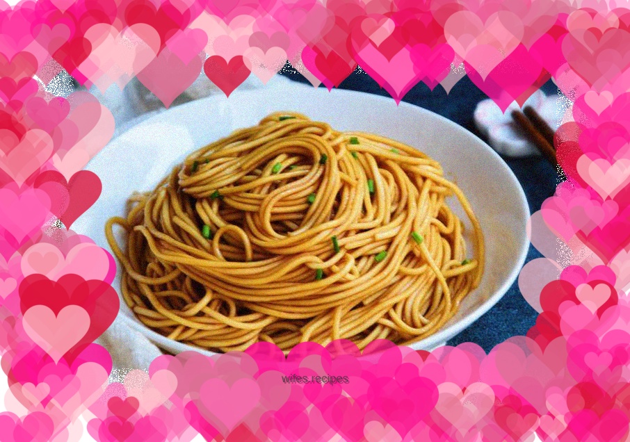 Scallion oil noodles