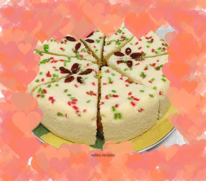 Delicious steamed cake