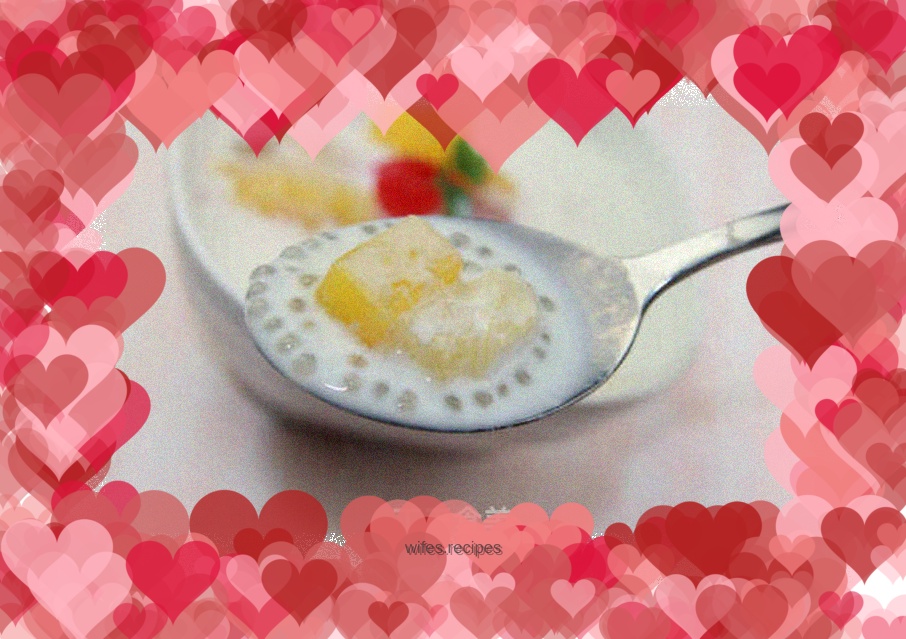 Coconut milk and sago dew - the perfect fusion of coconut milk and sago