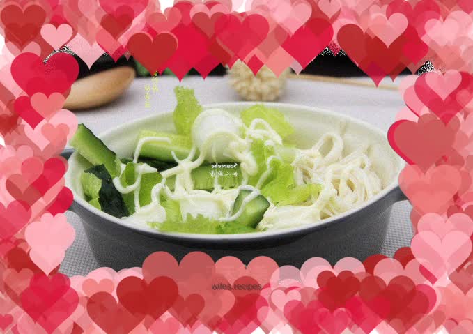 Enoki Mushrooms and Mixed Vegetables