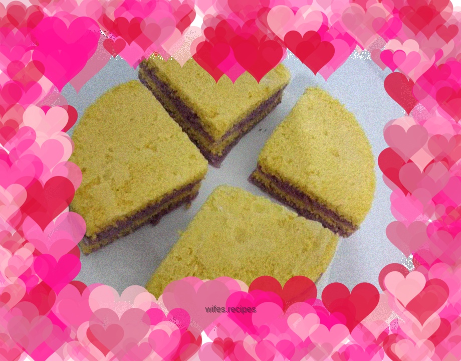 Pumpkin and Purple Sweet Potato Steamed Cake