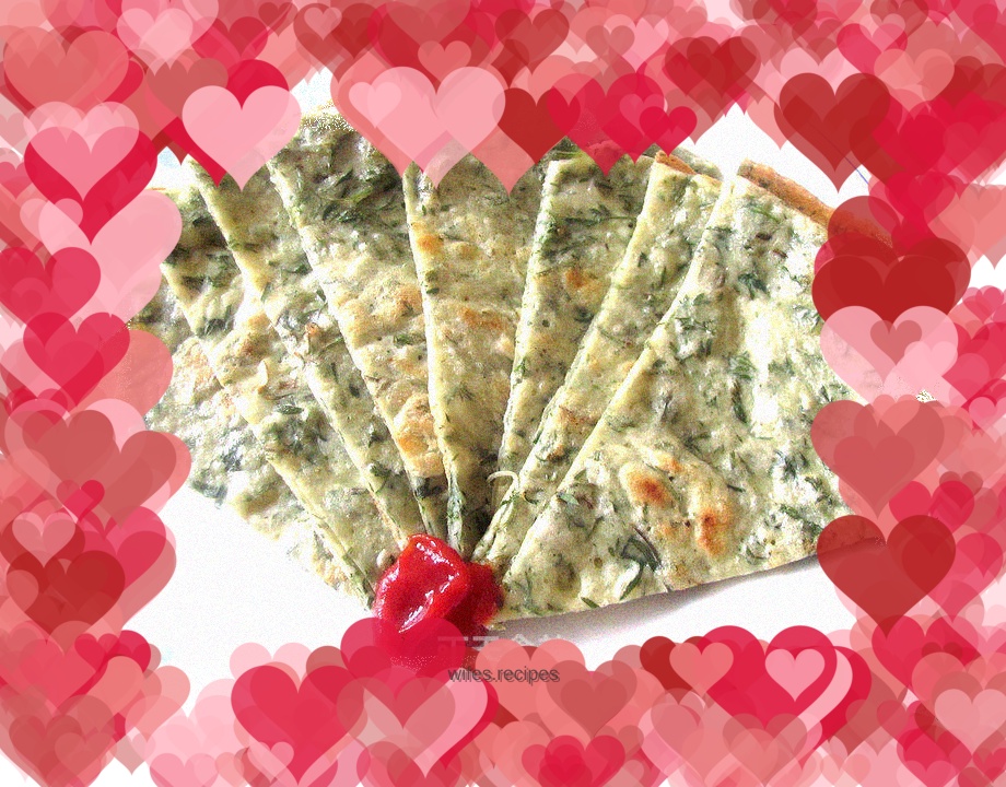 Spring delicacy---White Artemisia Egg Pancake