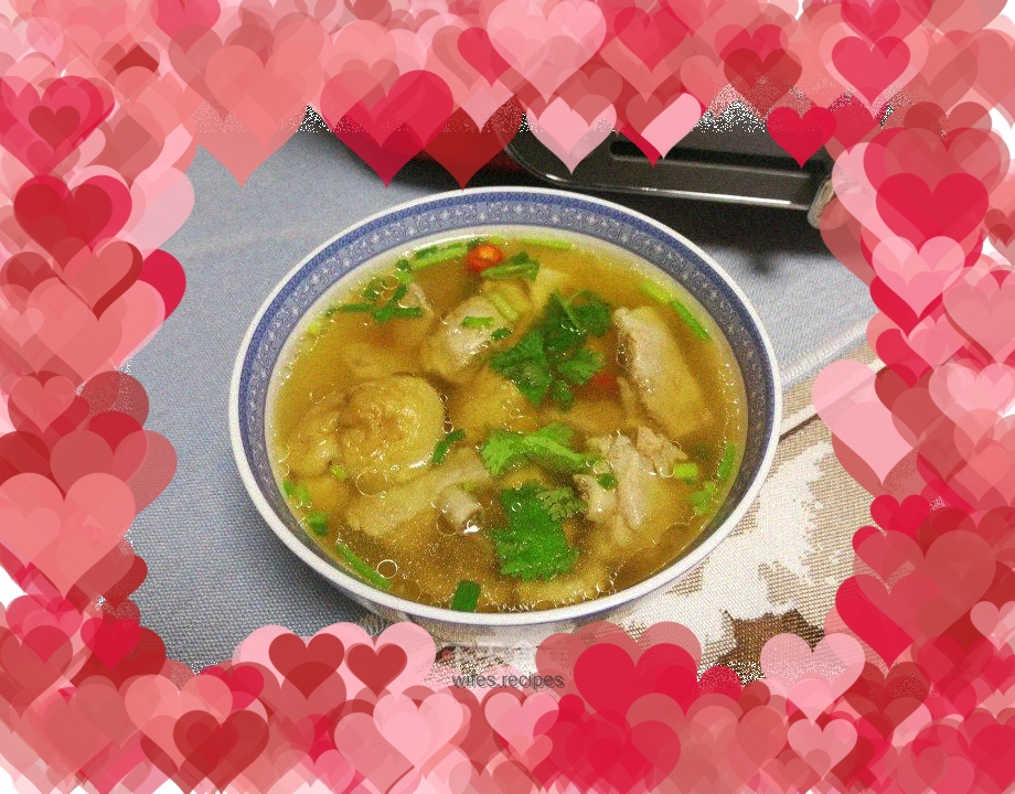 White Fungus Pork Ribs Soup