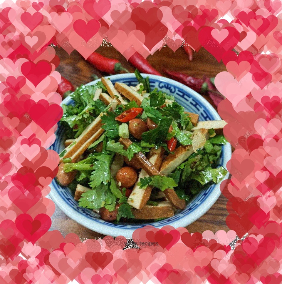 Dried coriander mixed with coriander