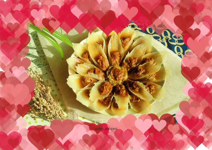 Flowers bloom and bring wealth—stuffed cabbage