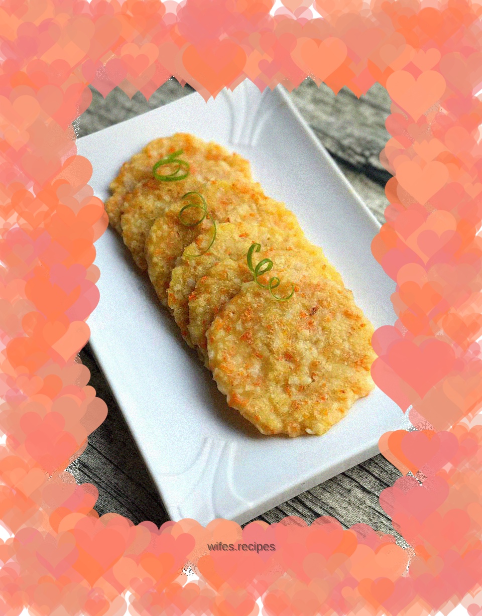 Pan-fried lotus root cake