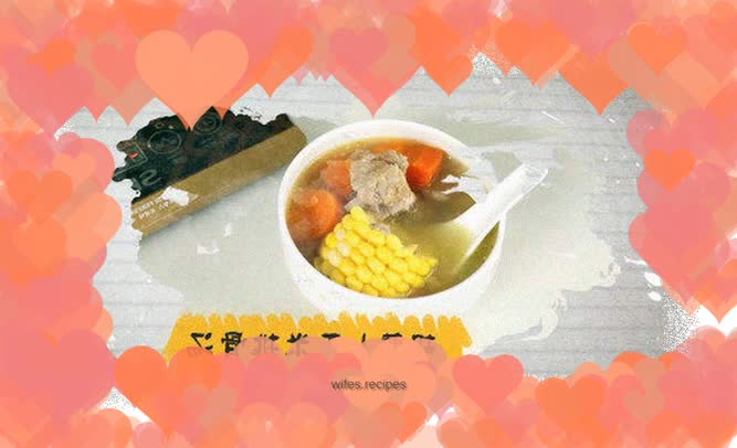 Carrot, Corn and Pork Ribs Soup