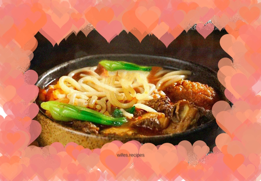 Spicy Pork Ribs Rice Noodles