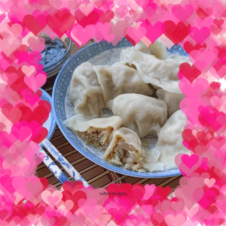 Sauerkraut stuffed dumplings