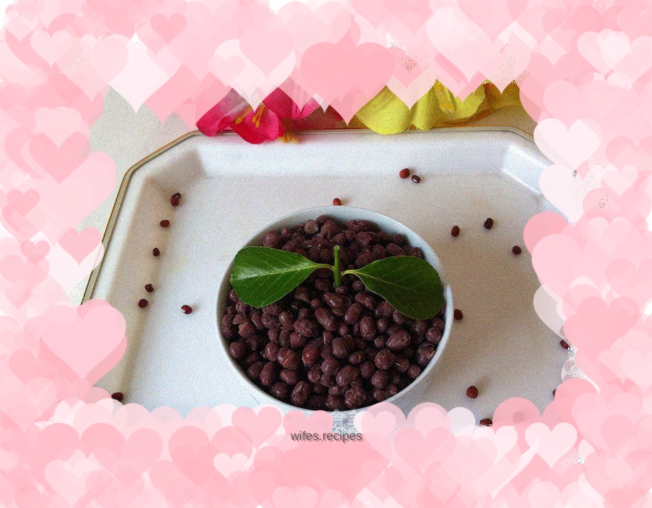 Homemade honey red beans