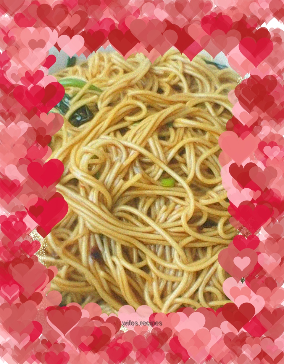 Scallion oil noodles