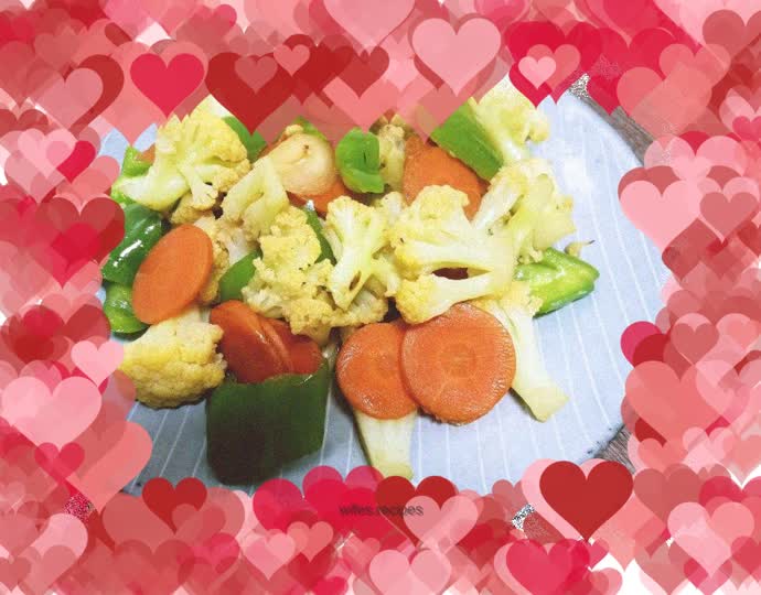 Cauliflower with secret oyster sauce