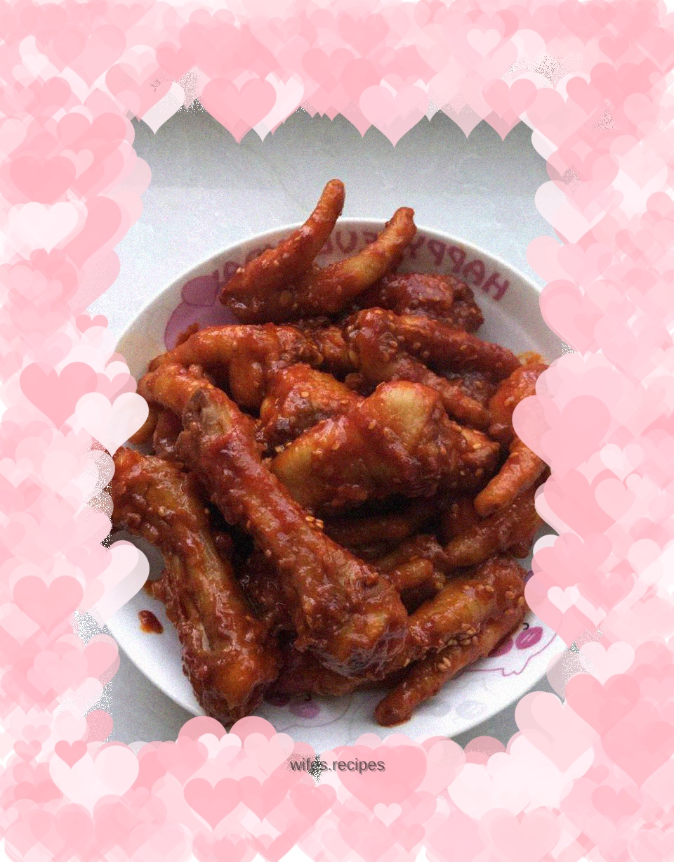 Korean Spicy Chicken Feet