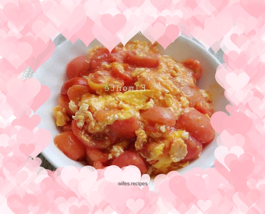 Tomato scrambled eggs