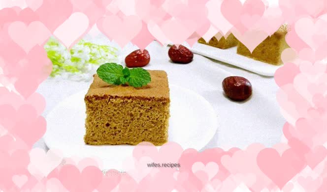 Red Date Chiffon Cake
