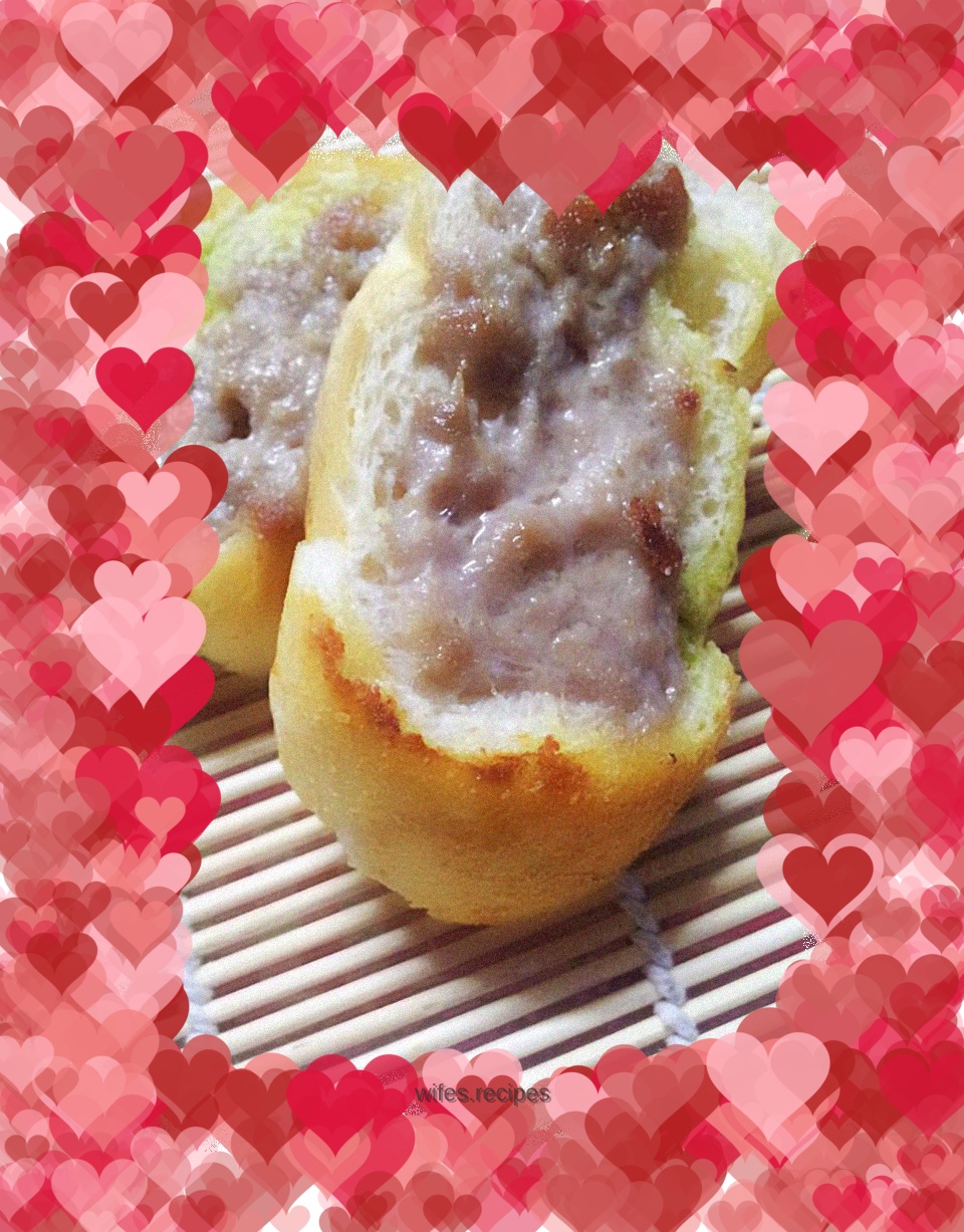 Quick and crispy-pepper meat toast