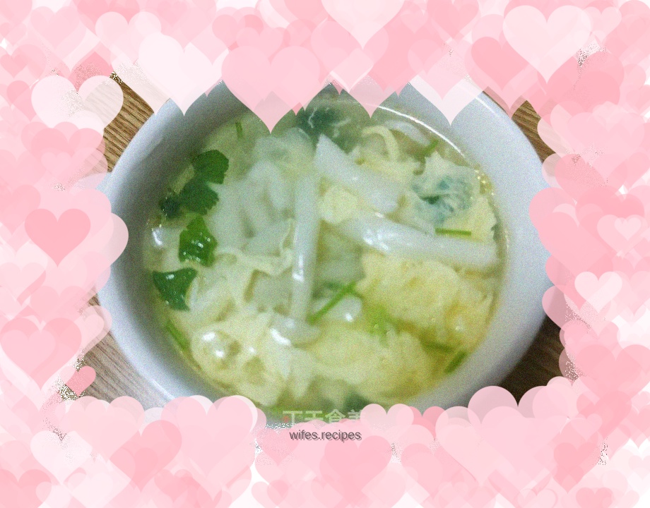 White Jade Mushroom and Egg Drop Soup