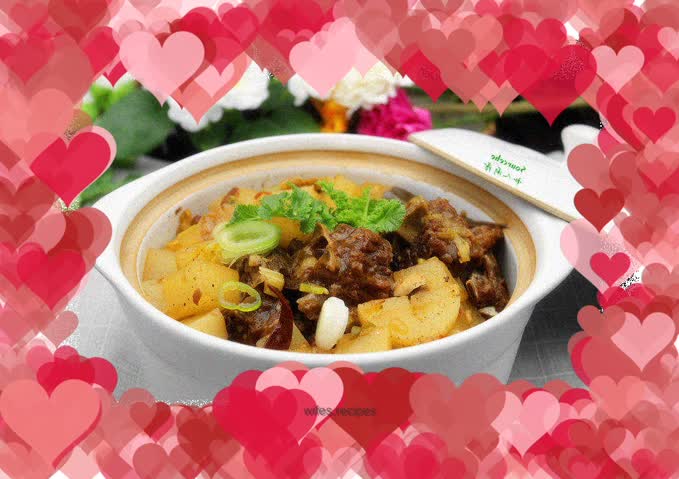 Stewed Lamb and Scorpion with Radish