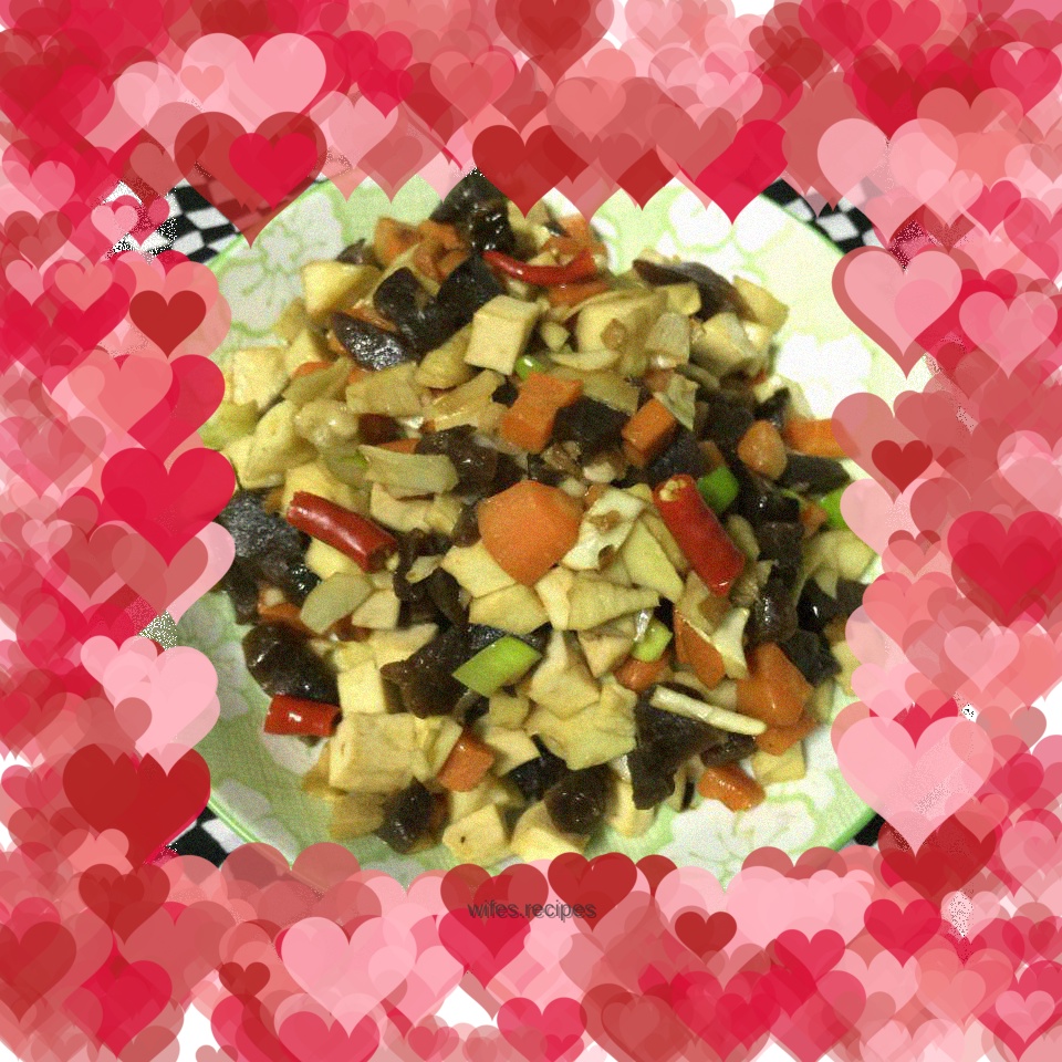 Old Beijing stir-fried salty assorted vegetables